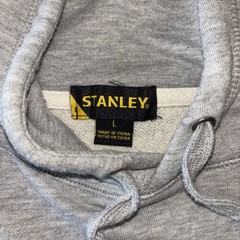 Stanley Tools Workwear Gym Short Sleeve Hoodie Men’s sz Large Gray