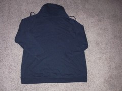 NIKE Black full zip front tri-blend Sweatshirt men’s XL