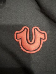 Jet Black TNL Puff Buddha Zip Hoodie Size M