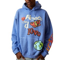 Pacsun Peace and Love Men’s Drawstring Hoodie with Kangaroo Pocket NWT