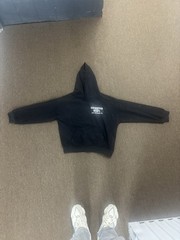 ROCKSTAR DIST. Men’s Black Pullover Hoodie M Graphic Print Logo Pockets