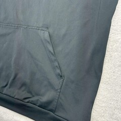 Grayson & Dunn Hoodie Men Large Black Pullover Fleece Stretch Hooded Pocket Golf