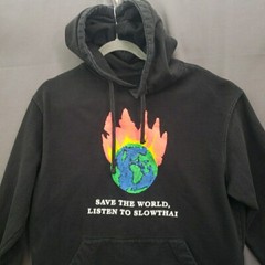 Slowthai Hoodie UK Grime Mens Black Large Sweatshirt Long Sleeve Official Merch