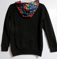 Adult Unisex Grassroots California 420 Rainbow Rose Stash Hoodie Black/Multi