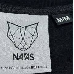 Navas Lab Raglan Sweatshirt Black Bamboo Rayon Cotton Canada Gorpcore Sz Med