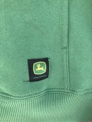 NWT Men’s John Deere Core Graphic Logo Green Hoodie Size L