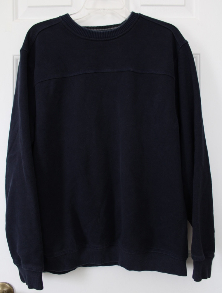Men’s Sweatshirt DARK BLUE Round Neck LS Size L Arrow USA