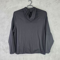 Mens Members Mark Luxe Black Pullover Hoodie Drawstring Rayon Blend Stretch XXL