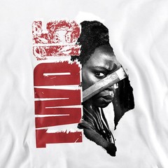 The Walking Dead Michonne 15 Unisex Adult Crewneck Sweatshirt, White,S-5XL