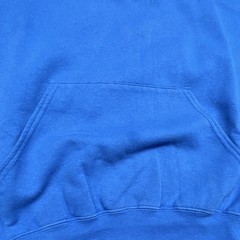 Men’s XL Blue Pullover Fleece Hoodie Drawstring Kangaroo Pocket Blank Fruit Loom
