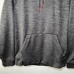 Russell Athletic Tech Fleece Hoodie Sweatshirt Men Size Medium Gray Heather Pink
