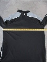 Under Armour Sweater Mens Xl Black Gray All Season Gear Running *Logo