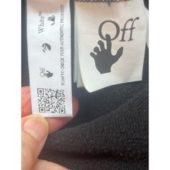 OFF-WHITE Caravaggio Painting Hoodie Mens Large Black Yellow Streetwear Hip Hop