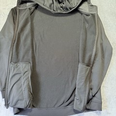 Black Under Armour Full Zip Up Hoodie Sz XL, Front Pockets, Hood String