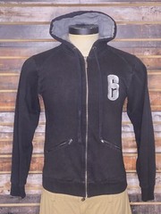 Ubi Soft Ubi Work Shop Rainbow 6 Embroidered Full Zip Hoodie Small