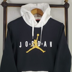 NIKE x JORDAN Size Small Mens Performance Cotton Blend Hoodie Jumpman Sweatshirt
