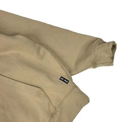 ASRV Tech-Terry Hoodie Mens Large L Beige Sweatshirt Pullover Training DSG-0648
