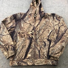 Vintage Pella Hoodie Mens 2XL Realtree Hardwoods 20-200 Hunting Sweatshirt