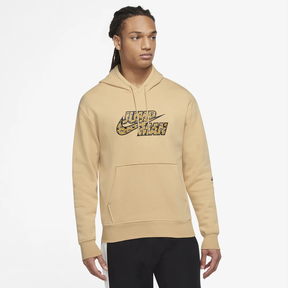 Jordan Jumpman Fleece Pullover Hoodie S M L XL 2XL Beige New