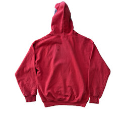 The Walking Dead Hoodie Mens Large Red Gildan Zombie Graphic Hood Pullover AMC