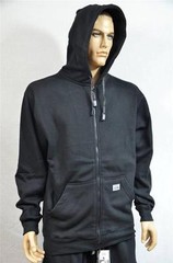 1 NEW PRO CLUB HEAVY WEIGHT FLEECE FULL ZIP HOODIE SWEATSHIRT BLACK S-7XL 1PC