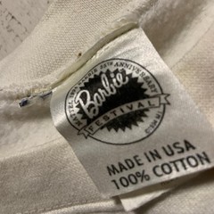 Mattel Barbie Festival 1990s Vintage Sweatshirt Men’s M White