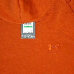 Under Armour 1373880 Men’s Large Icon Fleece Hoodie, (842) Surplus Orange