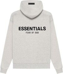 Authentic Fear Of God Essentials Light Oatmeal Hoodie – ALL Sizes