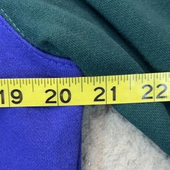 North Face Sweatshirt Mens Small Purple Green Yellow Colorblock Hiking Casual