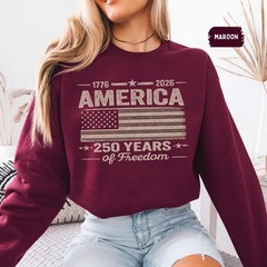 Retro USA Years Anniversary Sweatshirt