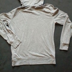 American Eagle Outfitters Mens Gray Sunset Graphic Hoodie Sweatshirt Pullover XS
