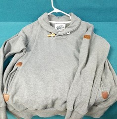 VTG Trailwear by Penfield Gray Hook/Loop Pullover Sweatshirt Men’s Size Medium