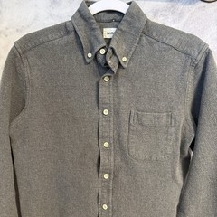 Taylor Stitch Button Down Shirt Mens Size 40 Gray Long Sleeve Organic Cotton