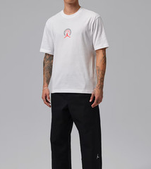 *NEW* Men NIKE AIR JORDAN Broken Record Graphic Tee WHITE (IF3055 100) 👍