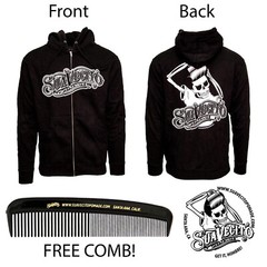 Men’s Suavecito OG Zip-Up Hoodie Sweatshirt (S, M, L, XL, 2XL, 3XL, 4XL, 5XL)