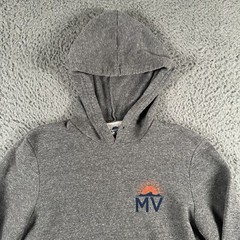 Faherty Marthas Vineyard Hoodie Medium Pullover Rayon Blend Double Sided Logo