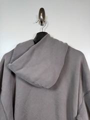 Elwood Mens French Terry Sweatshirt Hoodie Oversized Sustainable Gray Sz Large