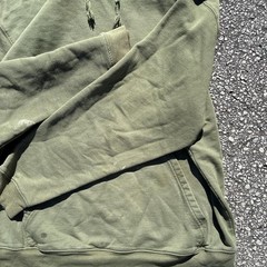 Anvil Sustainable Olive Green Boxy Hoodie