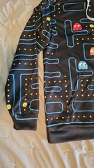 Pac-Man Hoodie Medium 100% Polyester New Without Tags Retro Gamer Style