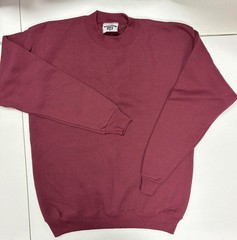NOS Vintage 90’s Lee Heavyweight Crewneck Sweatshirt Burgundy Size Medium