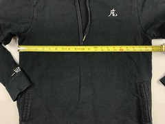 Kinjaz Hoodie Men M Respect All Fear None Black Sweatshirt Hoodie Double Sleeve