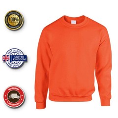 Mens Sweatshirt Heavy Blend Crew Neck Plain Jumper Pullover Casual High Quality