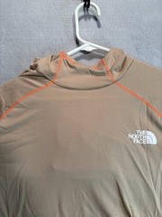 North Face Men’s Summer LT Hoody Hoodie Sun Shirt Long Sleeve Medium Khaki Stone