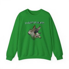 I Like It Ruff Ruffed Grouse Crewneck Sweatshirt | Hunting Grouse Bird Graphic