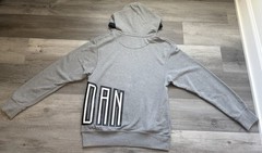 Air Jordan Men’s Gray Jumpman Graphic Fleece Pullover Hoodie Size S