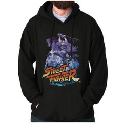 Street Fighter 90s Capcom Video Gamer Hoodie Hooded Sweatshirt Men Women