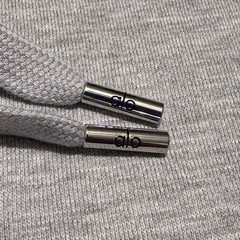 Alo Yoga Accolade Full Zip Hoodie Athletic Heather Grey Sweatshirt NWT Large