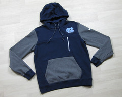 Nike Color Block Fleece Hoody (M) UNC North Carolina Tar Heels NCAA Basketball