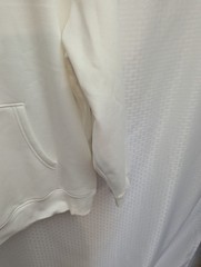 The Gym People Men’s Medium White Fleece Lined Hoodie Sweatshirt