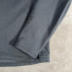Patagonia MEN’S R1 Regulator Daily Zip-Neck Pullover Sz Medium Grey Sweater